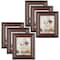 6 Pack: Home Brown & Black Wood Grain Frame by Studio Décor®